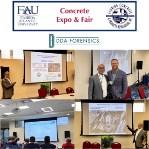 DDA Forensics Engineer Siva Munuswamy Presents at FAU Concrete Expo & Fair 