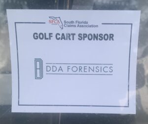 Fore! DDA Forensics Sponsors the South Florida Claims Association Golf Tournament