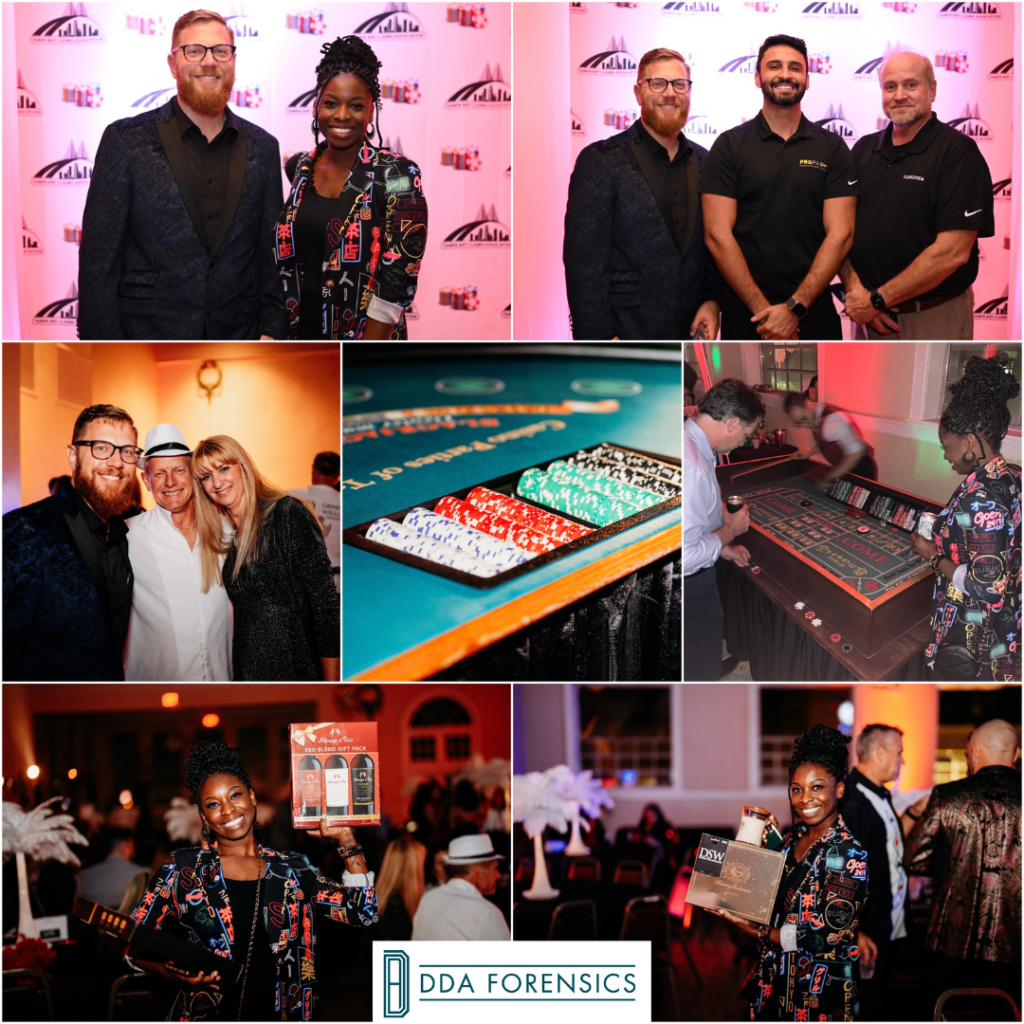 DDA Forensics Sponsors the Tampa Bay Claims Association Casino Night 