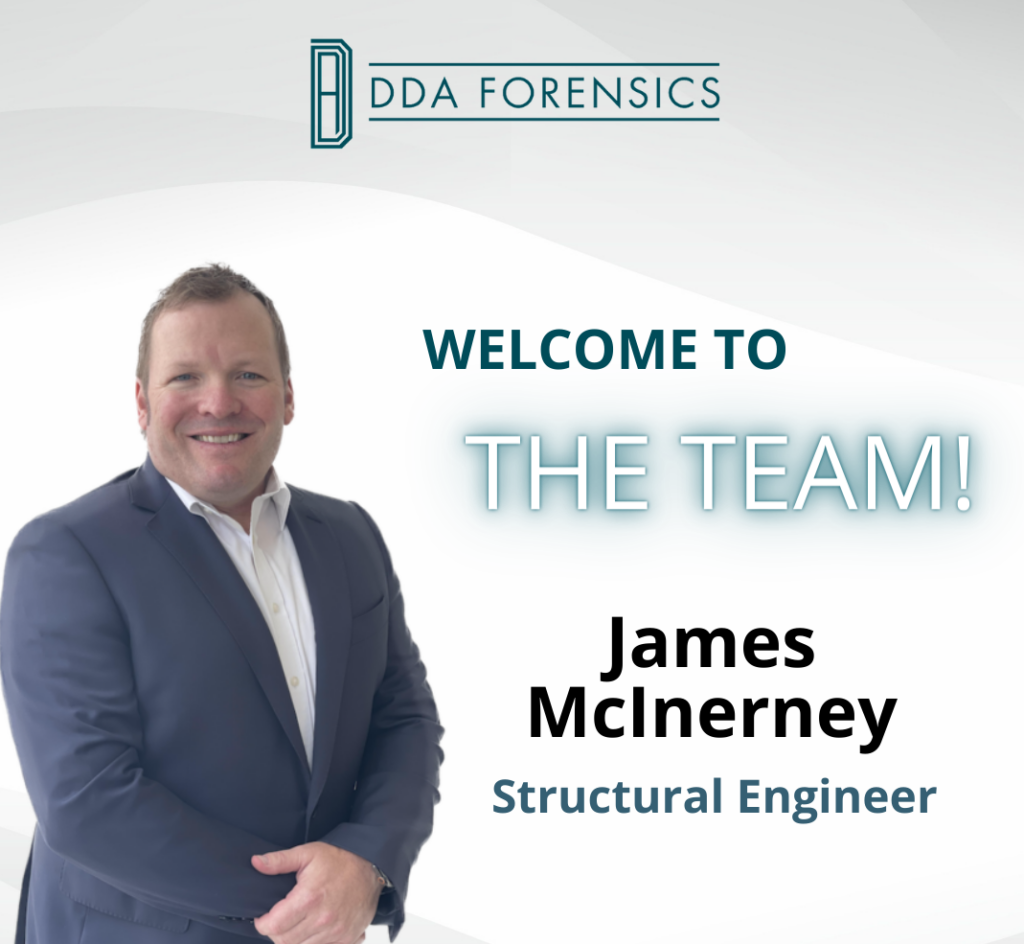 DDA Forensics Welcomes James McInerney to Forensic Engineering Team