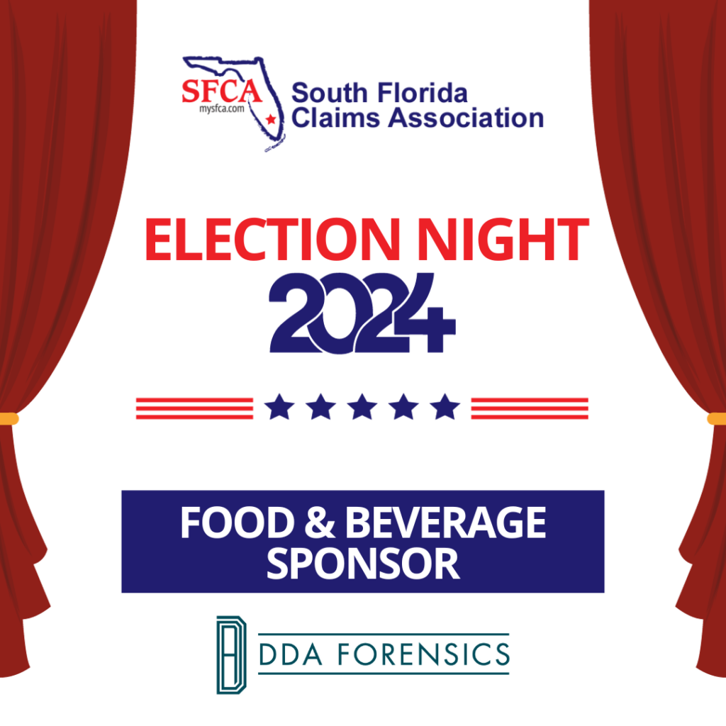 DDA Forensics Sponsors the South Florida Claims Association Election Night