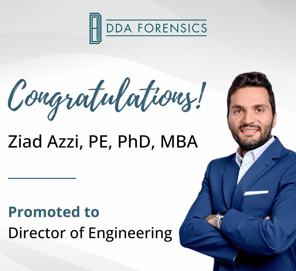 DDA Forensics Promotes Ziad Azzi to Director of Engineering
